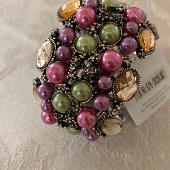 Bracelet with colored stones by Madison Ave - Picture 5 of 6